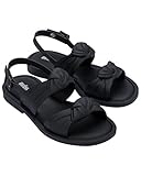  Melissa - Sandali da donna in velluto, nero, 37 EU
