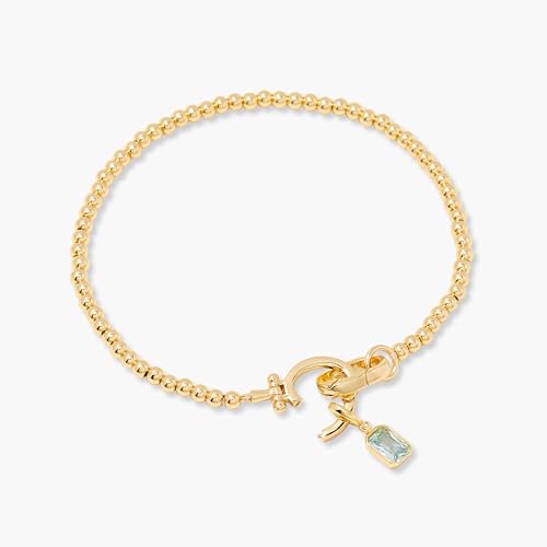 Mackenzie Birthstone Bracelet - Hypoallergenic 14K Gold or Rhodium Plated Brass with Cubic Zirconia Stones - Custom Bead Bracelet -Birthstone Bracelets - Women's Bracelets - Gifts for Mom4