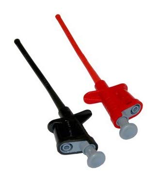 AEMC 2124.86 Color-Coded Grip Probes, Red/Black Set of 2