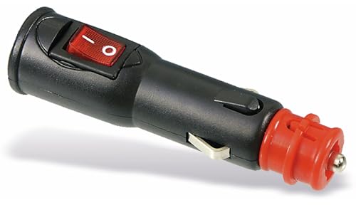 CE Trading Universalstecker mit Schalter Belastbarkeit Strom max.=8 A Passend für Zigarettenanzünder, Normste