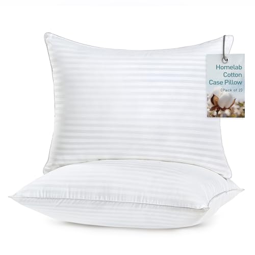 HOMELAB 2 Pack Queen Pillows for Sleeping - 100% Breathable