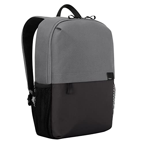Targus TBB636GL Mochila Sagano EcoSmart Campus de 16" Diseño minimalista Fabricado con 7 botellas de PET recicladas - Negra/Gris