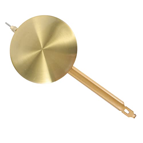 jojofuny 属振り子 交換用 時計部品 壁掛け時計用 ムーブメント対応 ディスク付き 修理用