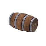 Ausla Mini Barril de Vino de Madera para Coche RC, Decoración de Barril de Madera para Coches RC 1/10 con Artesanía Detallada y Diseño Ligero para Aventuras Al Aire