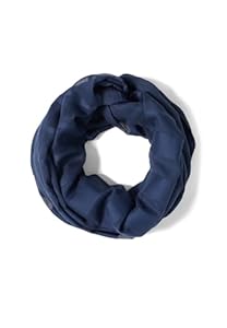 Cecil Gestreifter Loop Schal sporty denim blue A