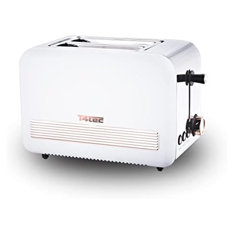 T4TEC TT - TOT02UK 2 Slice Toaster - White Cover