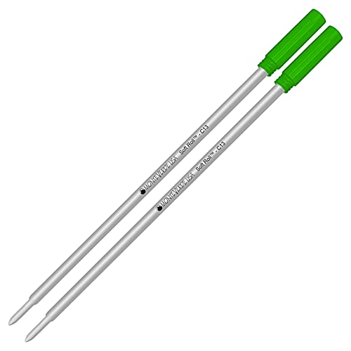 Lanier Combo Pack - 2 Pack - Monteverde Soft Roll Ballpoint C13 Paste Ink Refill Compatible with Most Cross Style Ballpoint Pens - Green (Medium Tip 0.7mm) Lanier Combo Pack - 2 Pack - Monteverde Soft Roll Ballpoint C13 Paste Ink Refill Compatible with Most Cross Style Ballpoint Pens - Green (Medium Tip 0.7mm)