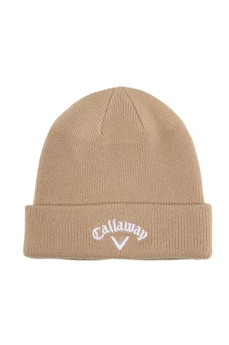 Callaway Unisex Hw Cg TA Beanie Khaki 26 Golf-Wintermütze, Einheitsgröße