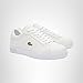 Lacoste Women's Powercourt Sneaker, White/Gold, 8.5