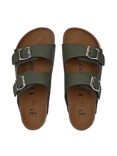 Image of EL PASO Leather Fashion Sandals Casual Platform Heels Wedges Cork Sole Sandal for Women & Girls