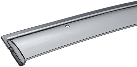 WellVisors Window Visors Wind Deflectors Compatible with Mercedes-Benz 2003-2009 E-Class W211 Sedan Premium Series Rain Guards 3-847MB003
