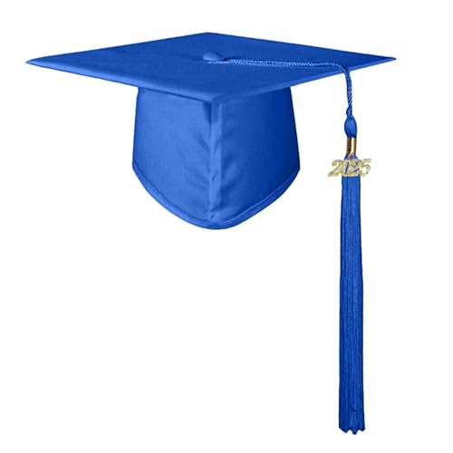 Kelandoom Chapeau Diplome pour Enfants De Diplôme Diplomé Toge École Primaire 2025 Graduation Cap Topper Bleu Cadeau 7 Ans