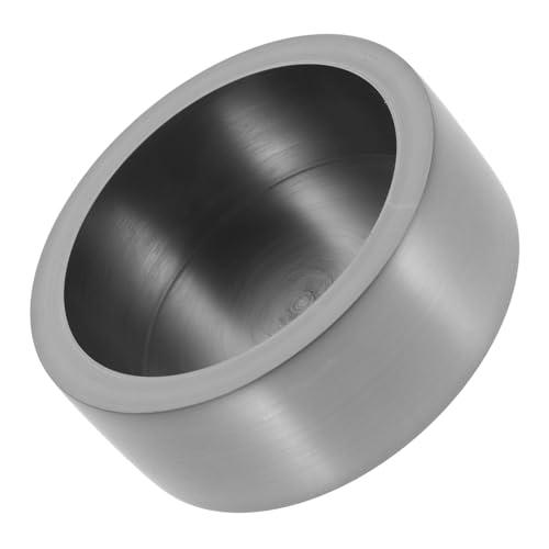 Healifty Molde Redondo de Grafito para Fundición de Joyería Crisol Resistente Altas Temperaturas Molde Compacto y Duradero para Refinado de Plata y Compresión y Alta Conductividad Térmica