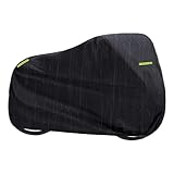 Yianyal Robuste Motorradabdeckung, Outternoor-Abdeckung für Motorroller, wasserdicht, schwerer Service, reflektierende Kfz-Halterungen für