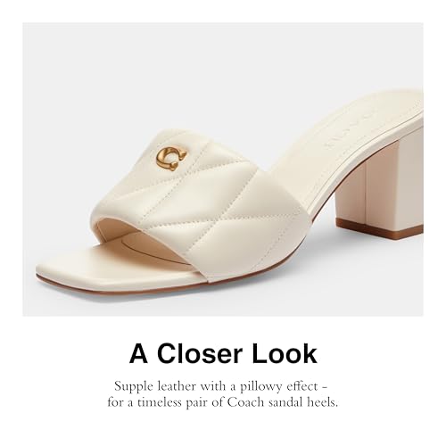 Coach womens Holly Block Heel Sandal4