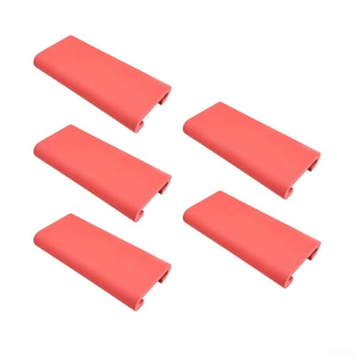 Lot de 5 coussins de siège légers en mousse EVA en forme de U pour canoë Dragon Boat avec réduction de pression (rouge)