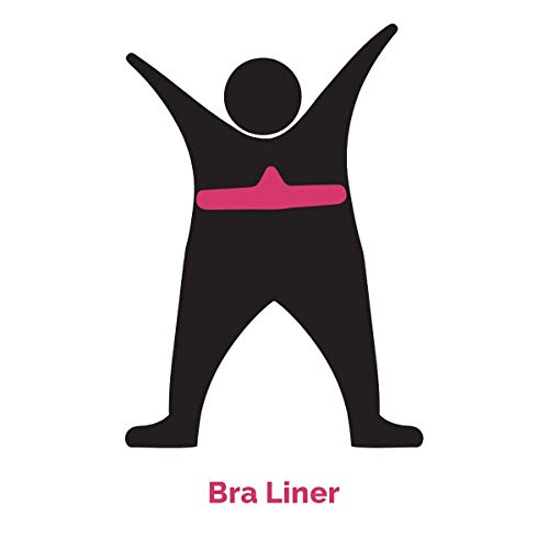 More Of Me To Love 100% Cotton Bra Liner (3-Pack, Black/White/Beige, Large) #TOP7