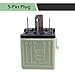Dogary 61368373700 Fuel Pump Relay, 5-Pin Plug and Play Pump Relay, Compatible with BMW Car Series E36 E46 E38 E39 E53 Z3 (Green)