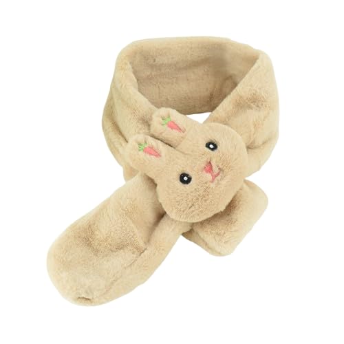 Kid's Winter Warm Thick Fleece Muffler & Neck Wrap (Bear)
