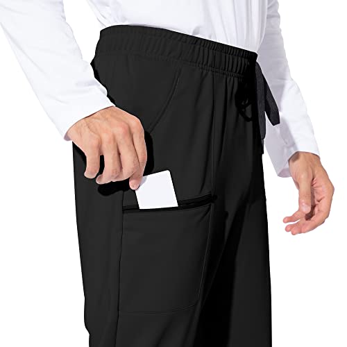 M Maroaut Mens Sweatpants With Pockets Cargo Joggers For Men Elastic Waist Pants Track Athletic Running Gym Workout Pants Casual Black S #TOP2