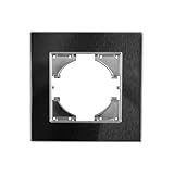 S-Empot, schwarzer Aluminiumrahmen, 1 Element