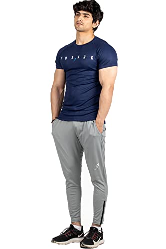Image of FUAARK Men's Round Neck Slim fit Gym & Active wear Sports T-Shirt for Workout & Casual Wear