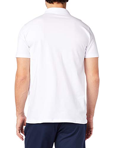 Camisa Polo Malwee Tradicional Piquê Stretch Masculino, Branco, M