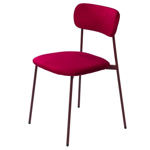 Amadeus - Chaise Elma Framboise (Lot de 2)