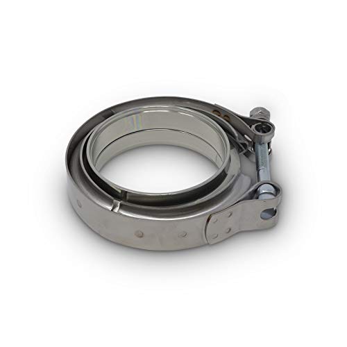 Kraken Automotive - 2.5 Inch V Band Clamp Kit With Male Female Flange - 304 Stainless Steel Ss - Universal For Downpipe, Manifold, Exhaust #TOP2