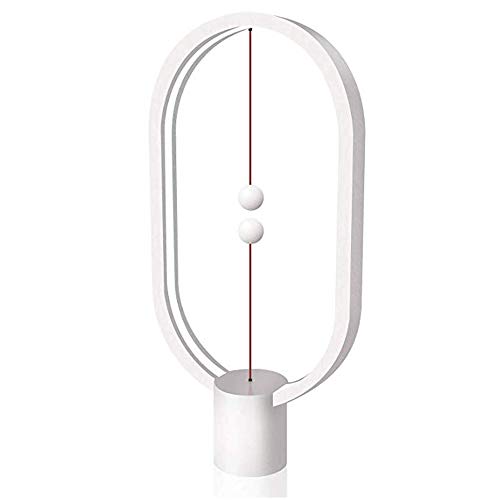 Lampe de table blanche Fayelong balance veilleuse LED créative design