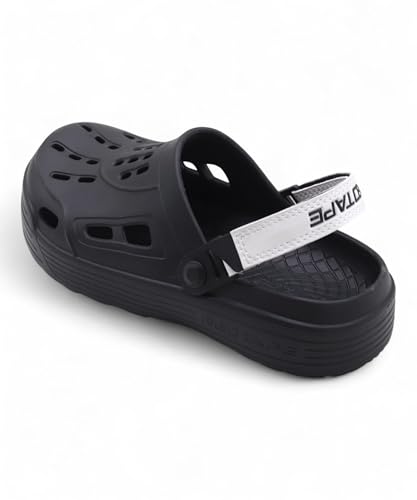 Image of Red Tape Mens Lightweight EVA Clogs Slip-On Comfortable Casual Footwear with Adjustable Back Strap and Anti-Slip Outsole