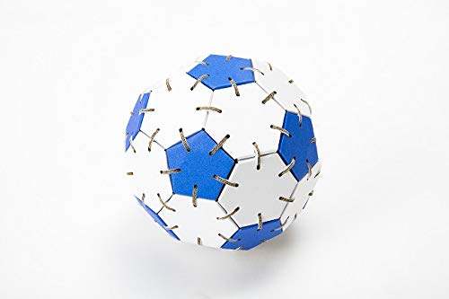 Amazon | 寄せ書きサッカーくみくみボール 青 立体パズル 卒団記念