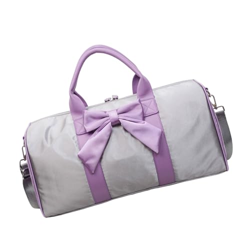 Sac de sport femme étanche grand format violet bagage cabine pour weekend et voyage