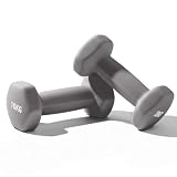 WEIMALL ダンベル 10kg 2個セット カラーダンベル 鉄アレイ ソフトコーティング 筋トレ ダイエット WMFITNESS (ダークグレー)