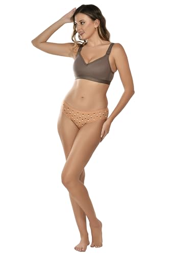 Image of Viral Girl Women's Wire-Free Cotton Hosiery Bra | Non-Padded, Full Coverage, Adjustable Straps | Soft Comfortable Innerwear with Hook & Eye Closure for Everyday Use