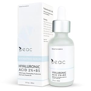 Hyaluronic Acid 2% + B5 Serum 30ml/1oz – USA Made – All Skin Types – Hyaluronic Acid Serum for Face – Hydrating, Plumping & Lightweight – Fragrance Free Skincare – Moisturizing Face Serum for Women