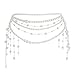 QERPON 90s Inspired Imitation Pearls Waist Chain Belt Body Jewellery for Women Fashion Retro Party Costume Accessories