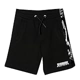 diesel power 15222  Diesel Shorts für Kinder, kurze Sommerhose, elastischer Bund, aus Baumwolle, Schwarz, Schwarz 152