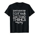 Funny Cosmetologist Scary Hairstylist & Hairdresser T-Shirt