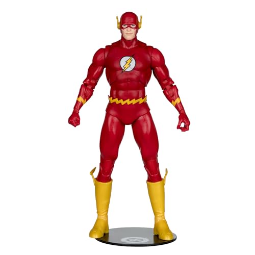 McFarlane Toys- DC Direct Page Punchers The Flash Barry Allen (The Flash #123) 7in Action Figure with Comic