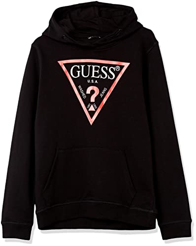 GUESS Sweat à Capuche Noir Garçon Noir 12A