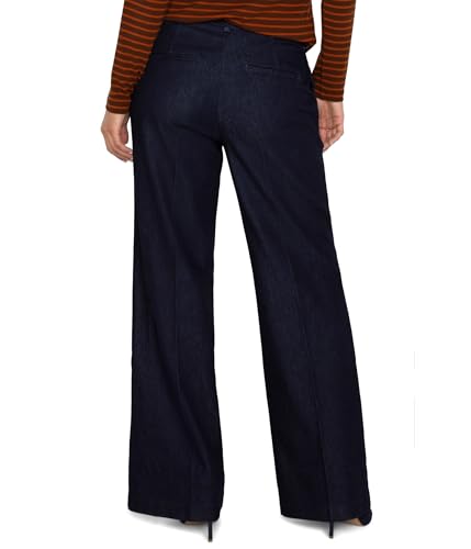 Liverpool Women's Kelsey Wide Leg Trouser Mid Rise Polished Denim2