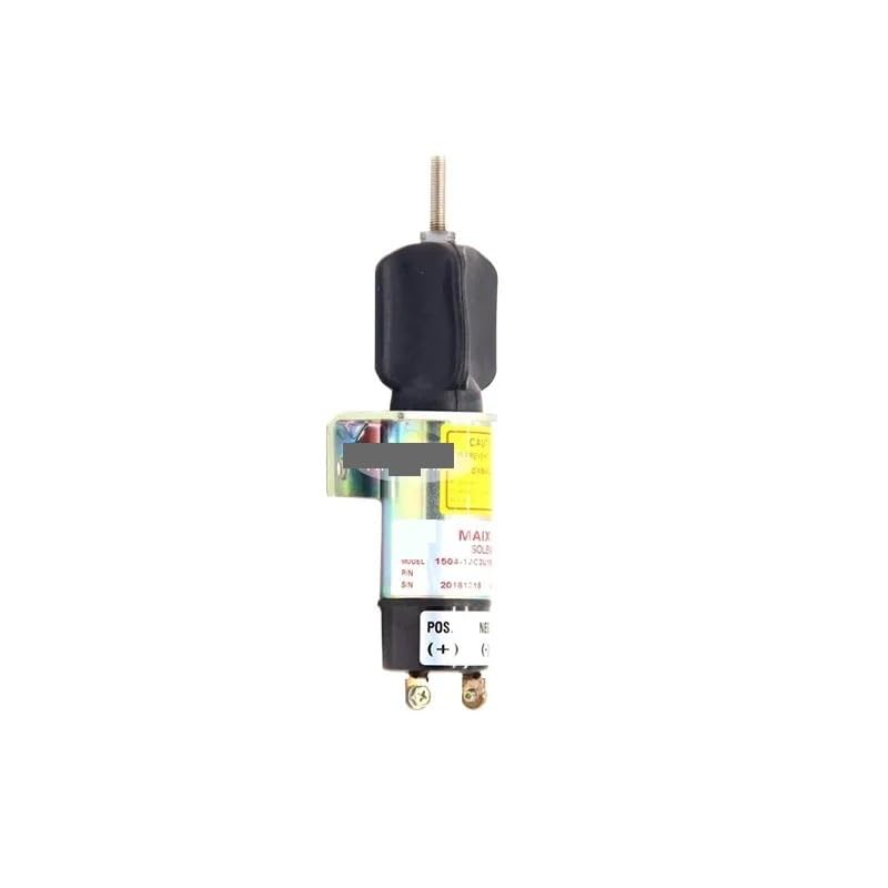 Valve solénoïde d'arrêt 1504-12C2U1B1S1 pour moteur d'excavatrice - 3