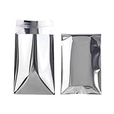 KJBDQQH Bolsas para Envíos Postales Bolsas de Embalaje Autoadhesivas de Aluminio Plateado con autosellado for Documentos, Postales y lotes de pequeñas Empresas.(500PCS_10X15CM)