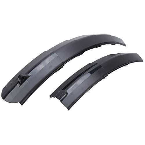 Bike Mudguard, Lightweight Bicycle Front/Rear Retractable Mudguard with Tail Light Mountain Bike Riding Accessory Bicycles and spare parts - Image 2