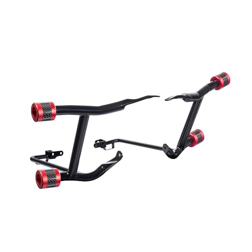 Guardias para Alforjas Advanblack Two Step Protek Performance con Sliders en Rojo CNC e Incrustación de Carbono para Harley Touring (Street Glide, Road Glide, Road King, Electra/Ultra 2014-2026) miniatura 5