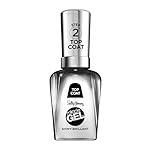 Sally Hansen Miracle Gel™, Shiny Top Coat, Long Lasting, Gel-Like Formula, No UV Lamp Needed, Clear Nail Polish