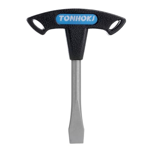 QUARKZMAN T Handle Tournevis À Tête Plate 10mm Tournevis À Fente Avec Manche En Plastique Pour Plaque De Libération Rapide Trépied Monopode Caméra, Noir