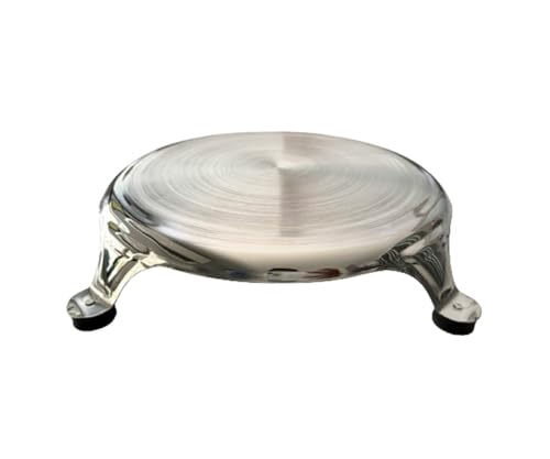 Tablero circular de acero inoxidable / Polpat, Chakla, máquina para roti - 1 pieza miniatura 1