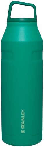 STANLEY IceFlow Deckel und Trageflasche, leicht, auslaufsicher und isoliert für maximale Kältehaltung, nachhaltiger 90% recycelter Edelstahl, Alpin, 1,5 l